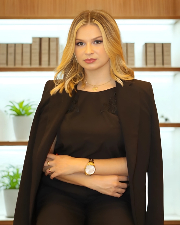 Advogada Joana no escritório